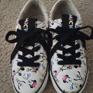 Zara Mickey Mouse girls shoes size 13